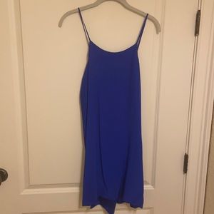 Amanda Uprichard Electric Blue Silk Dress